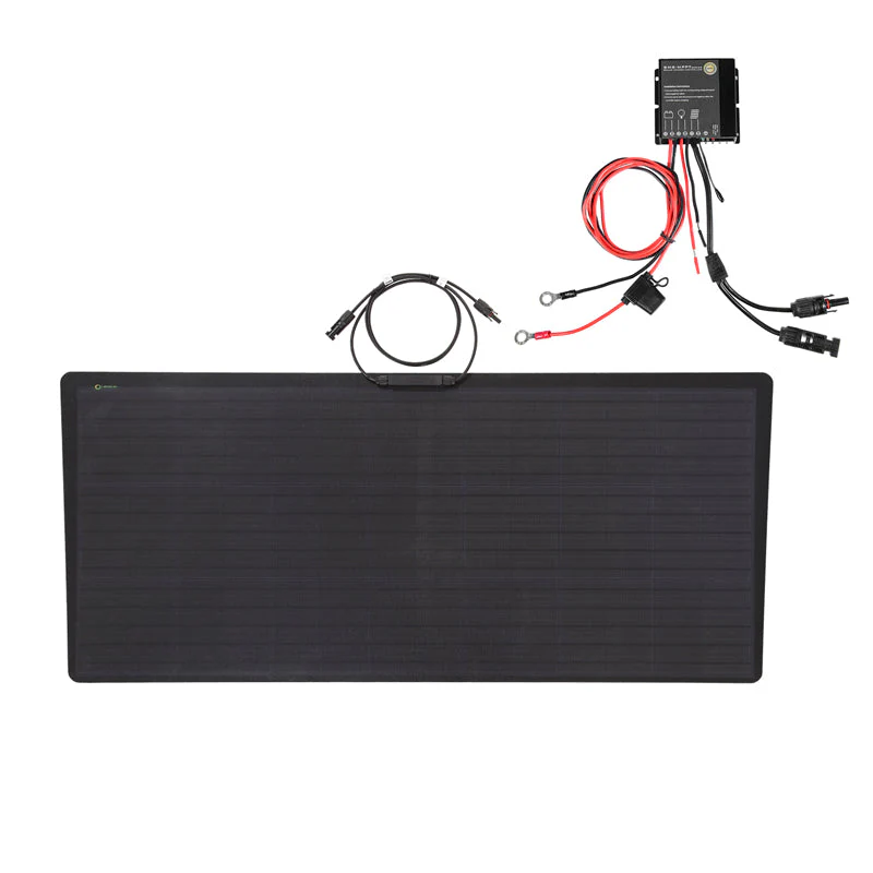 110W Hood Solar Panel for Ford Cargo Van (2018-Present E250 E350 E450) - Image 4