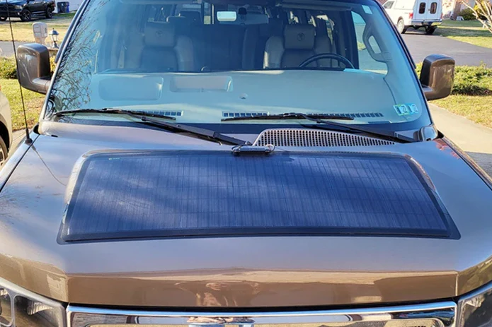 90W Hood Solar Panel for Ford Econoline Van (1992-2008) E150 E250 E350 E450 - Image 4