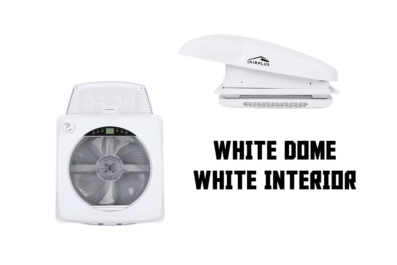 AirPlus 12V Brushless Roof Fan with Remote, LED, Blackout Shade & Bug Screen - Image 3