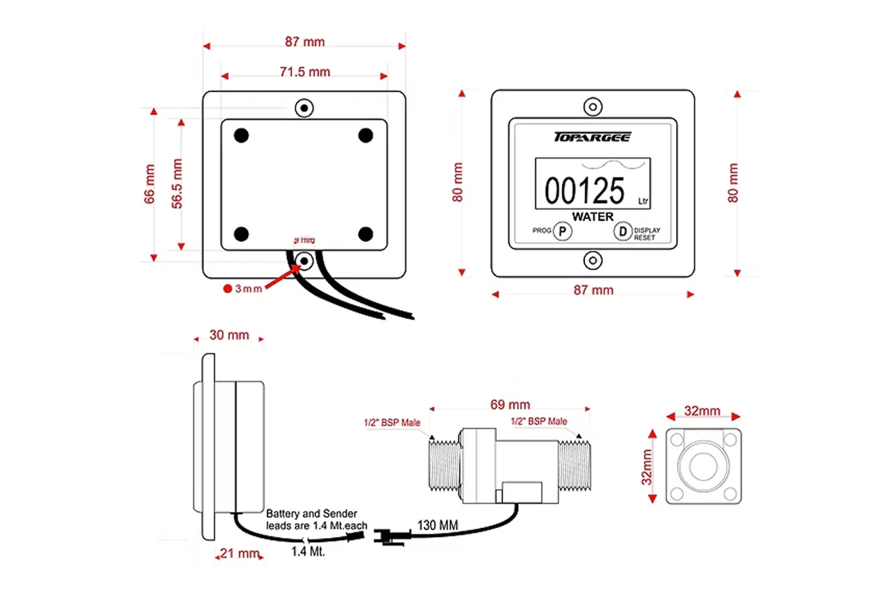 Flush Mount Water Tank Gauge - Image 10