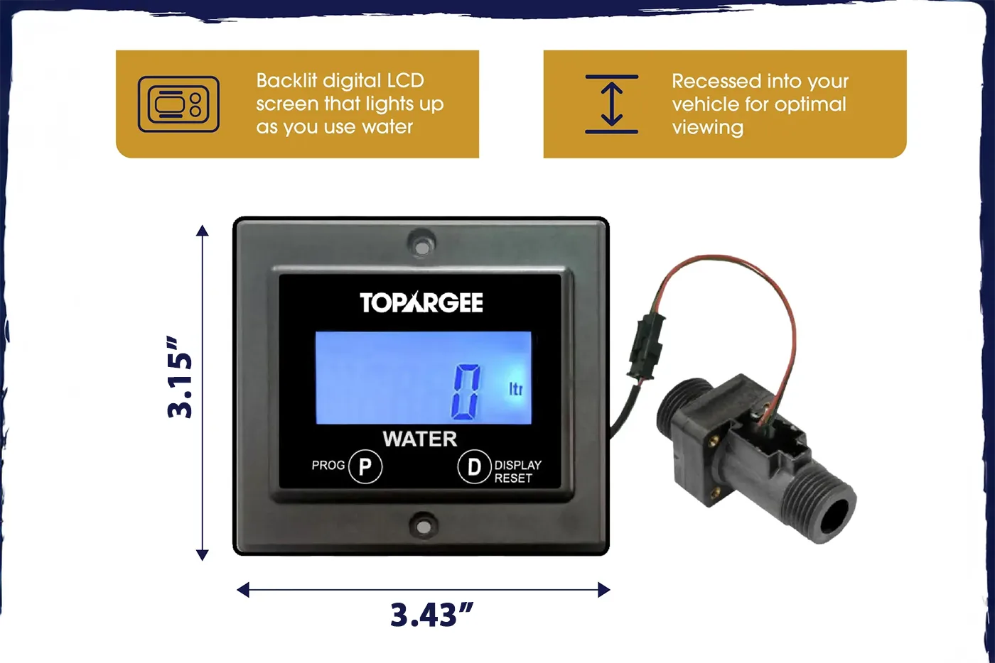 Flush Mount Water Tank Gauge - Image 3