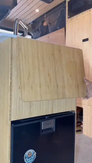 Heavy Duty Folding Bracket for Van Countertop Extensions - Image 4