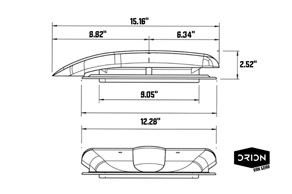 Le Mans Low Profile 12v Fan - Image 3