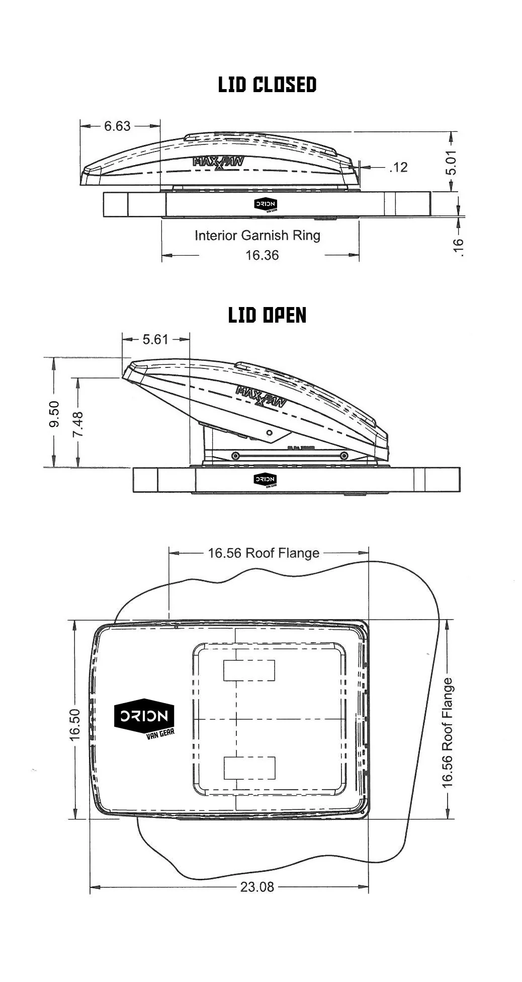 Maxxair 00-07500K MaxxFan Deluxe with Remote (Smoke) - Image 3