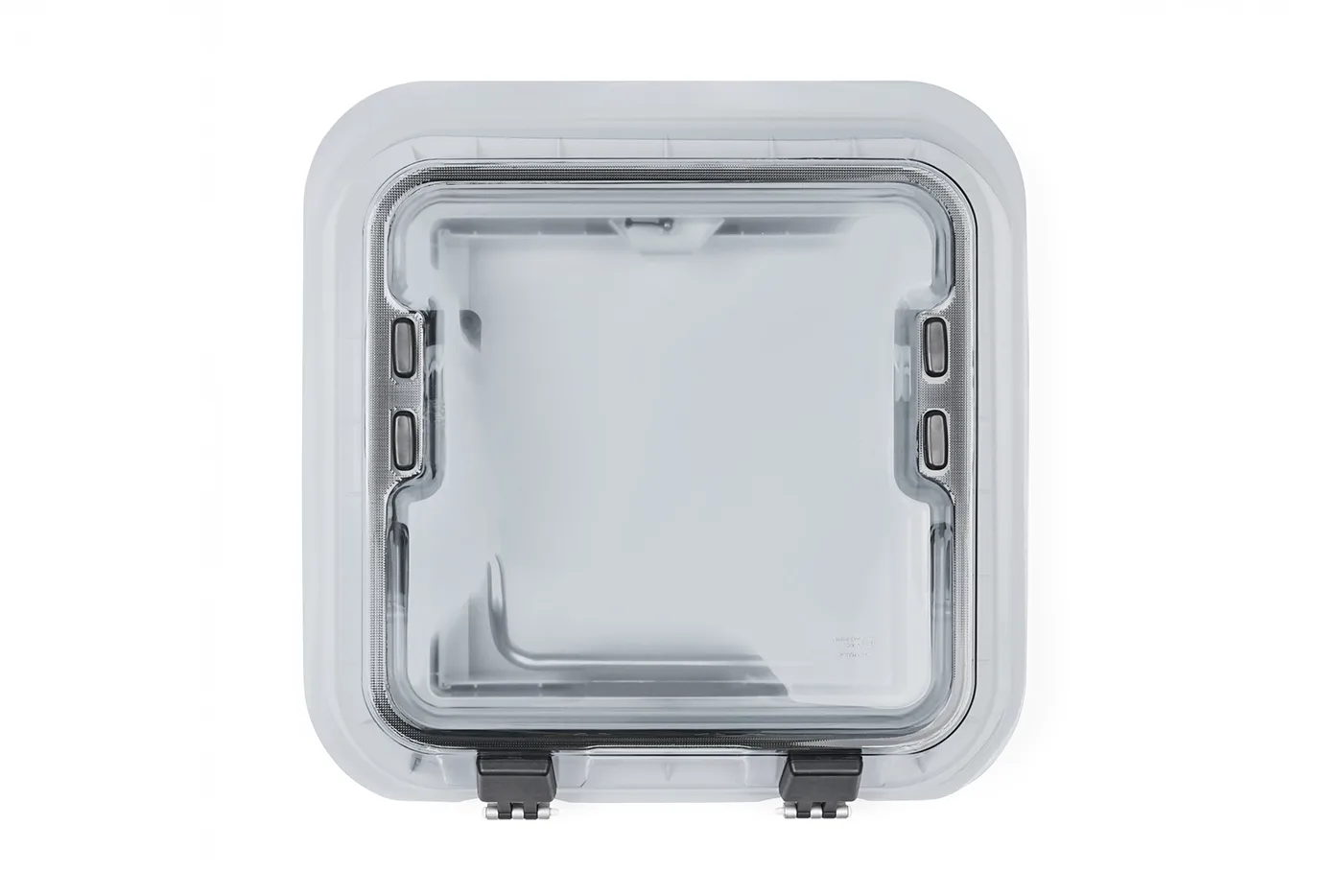 NomadicArk 450 x 400 Van and RV Skylight Roof Hatch with LED Lights, Blind, and Bug Screen - Image 6
