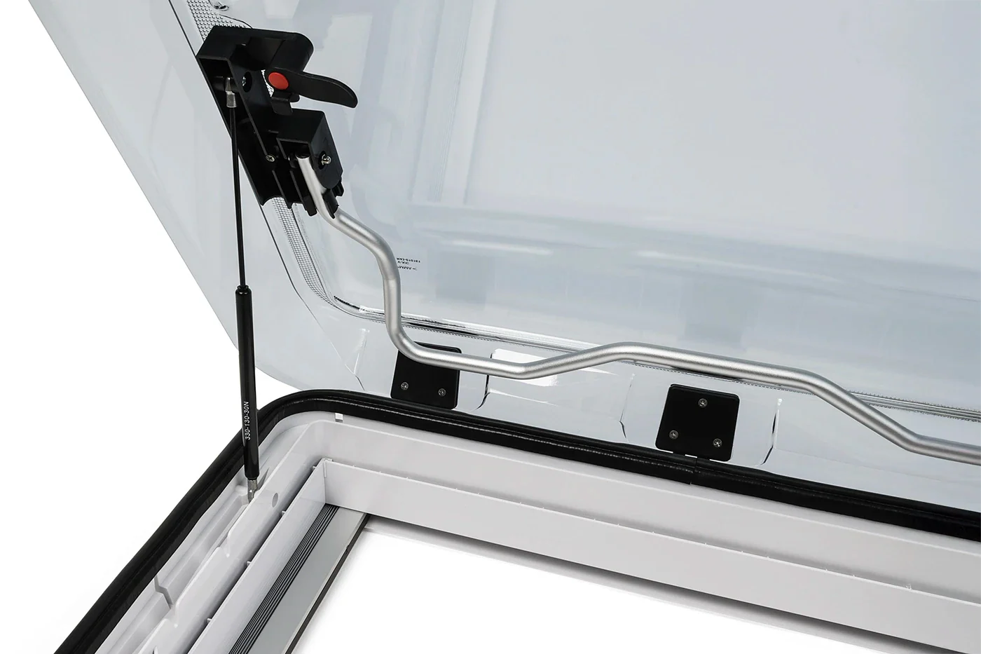 NomadicArk 700 x 500 Van and RV Skylight Roof Hatch with Blind and Bug Screen - Image 9