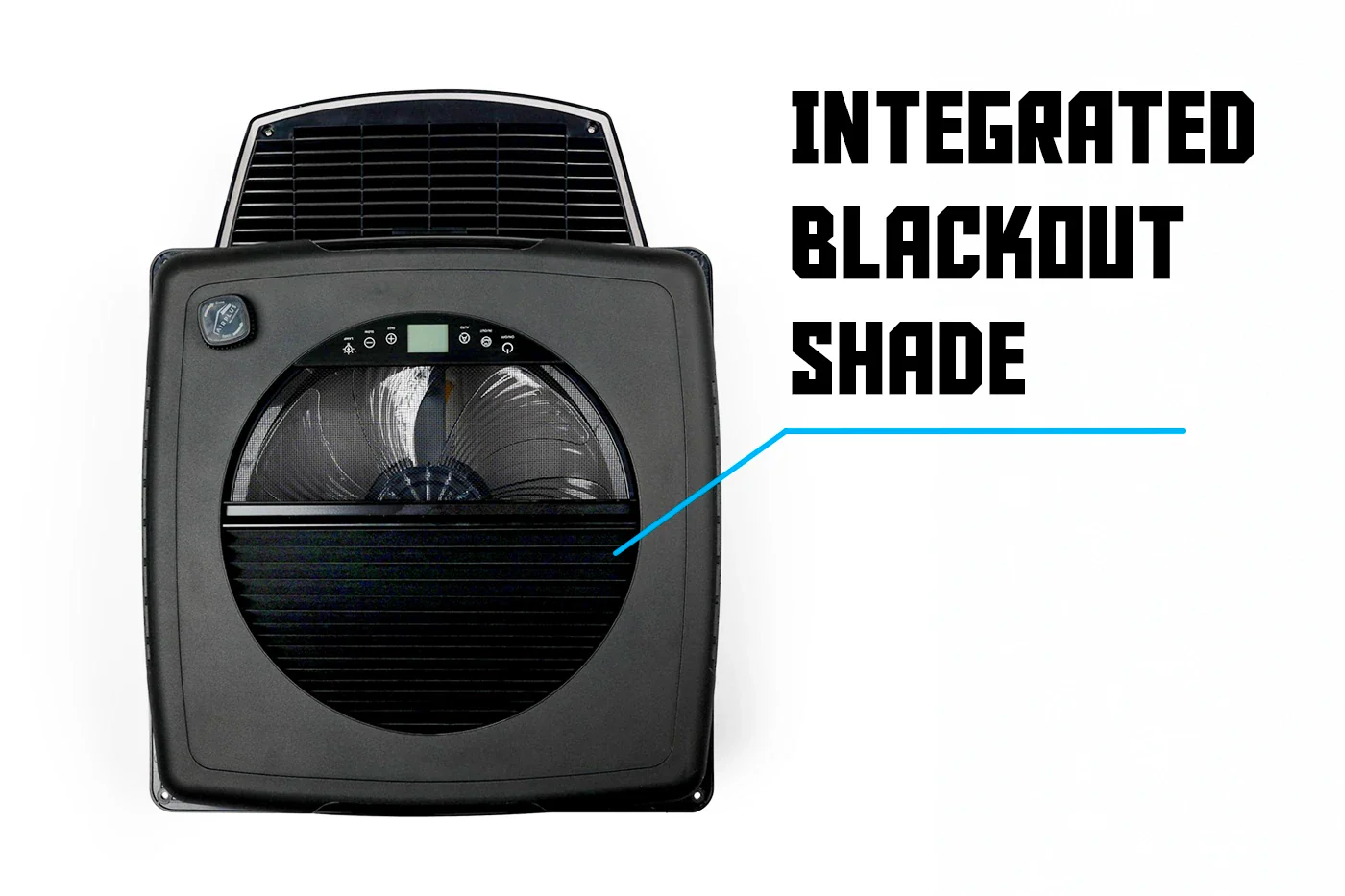 AirPlus 12V Brushless Roof Fan with Remote, LED, Blackout Shade & Bug Screen - Image 6
